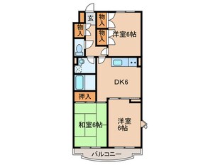 ベル栄町の物件間取画像